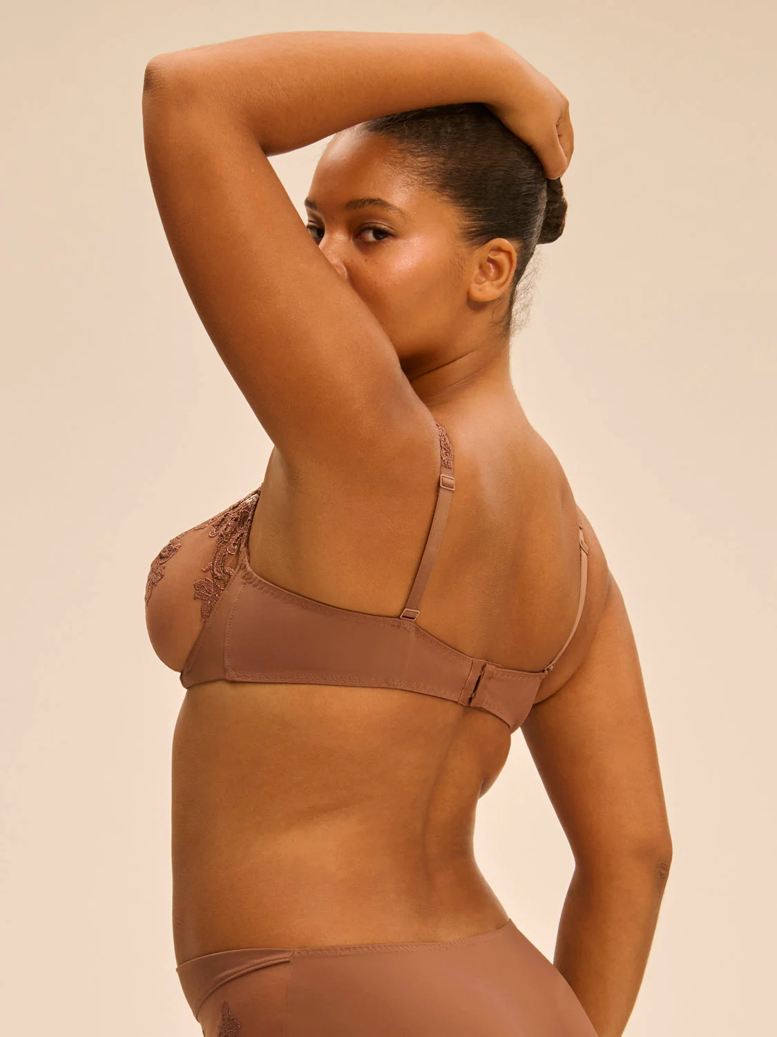 Half cup bra - Tender Brown - Image 8