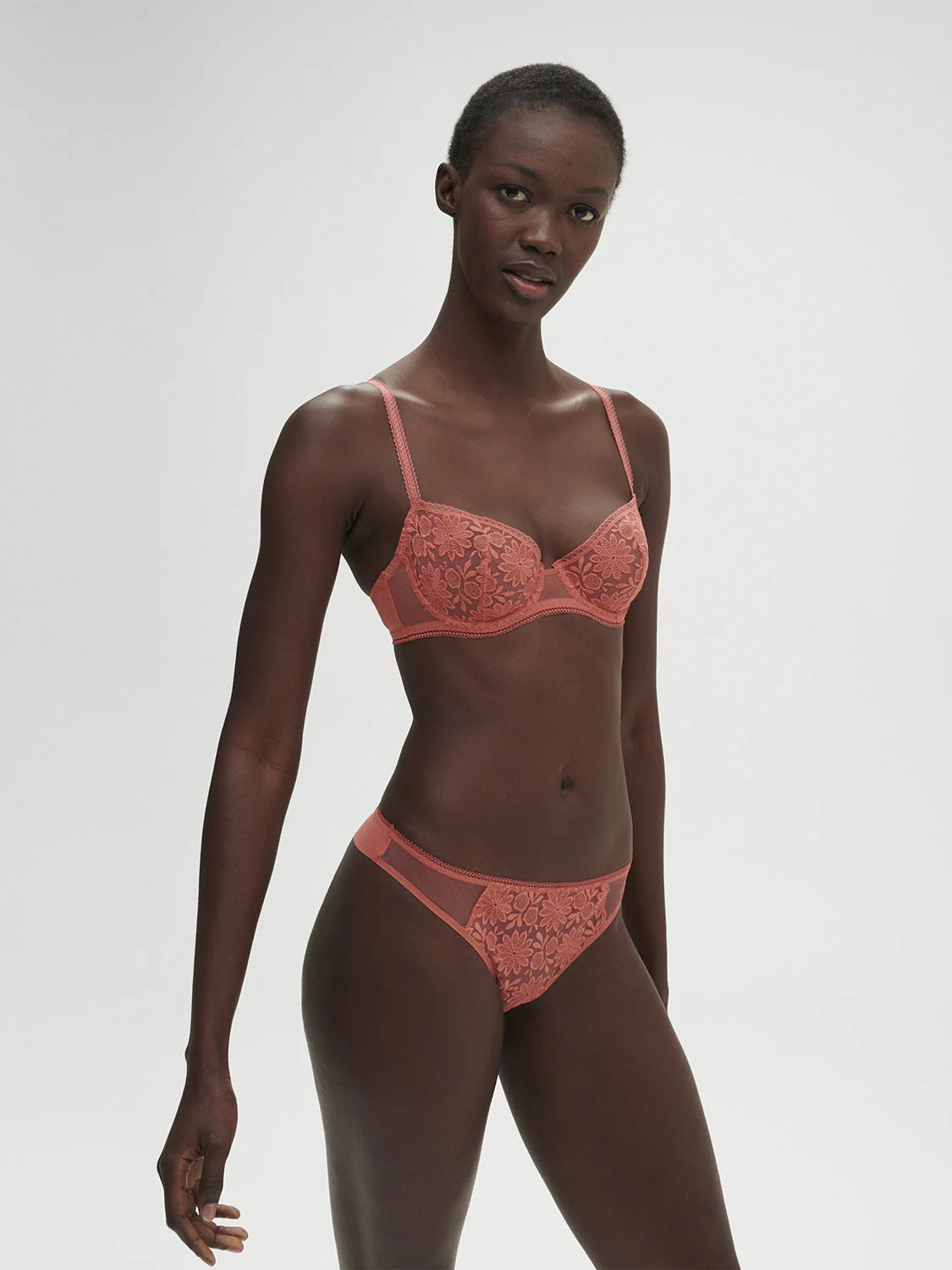 Half cup bra - Texas Pink - Image 3