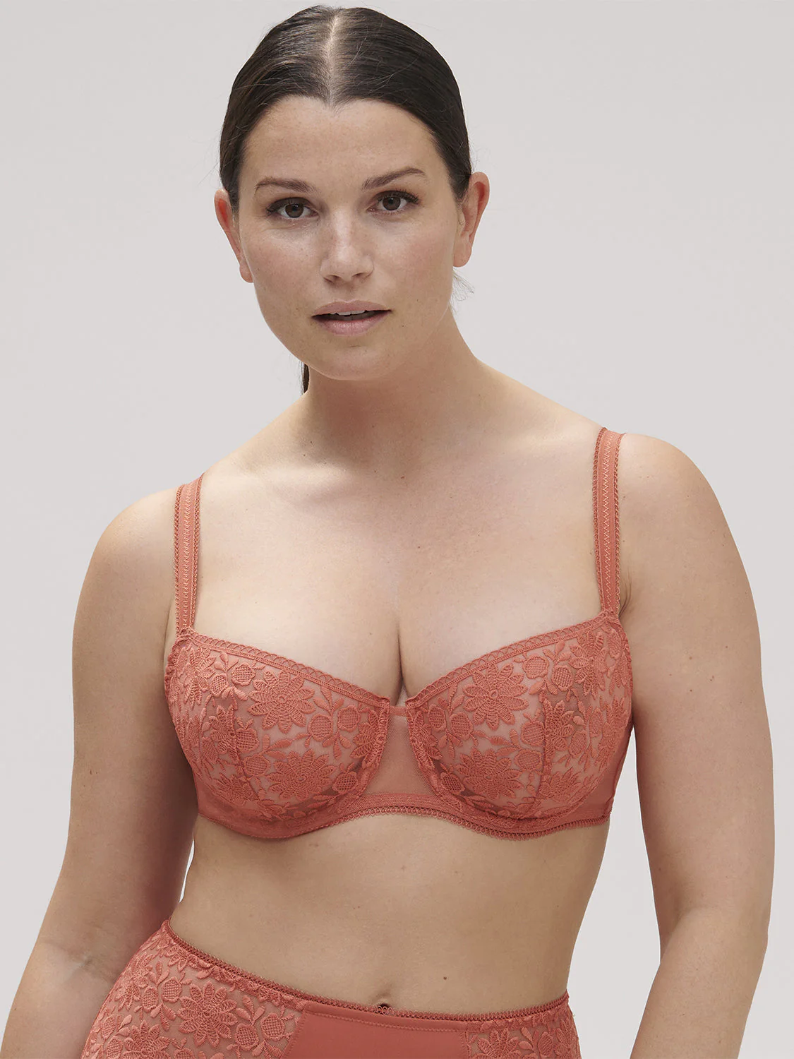 Half cup bra - Texas Pink - Image 8