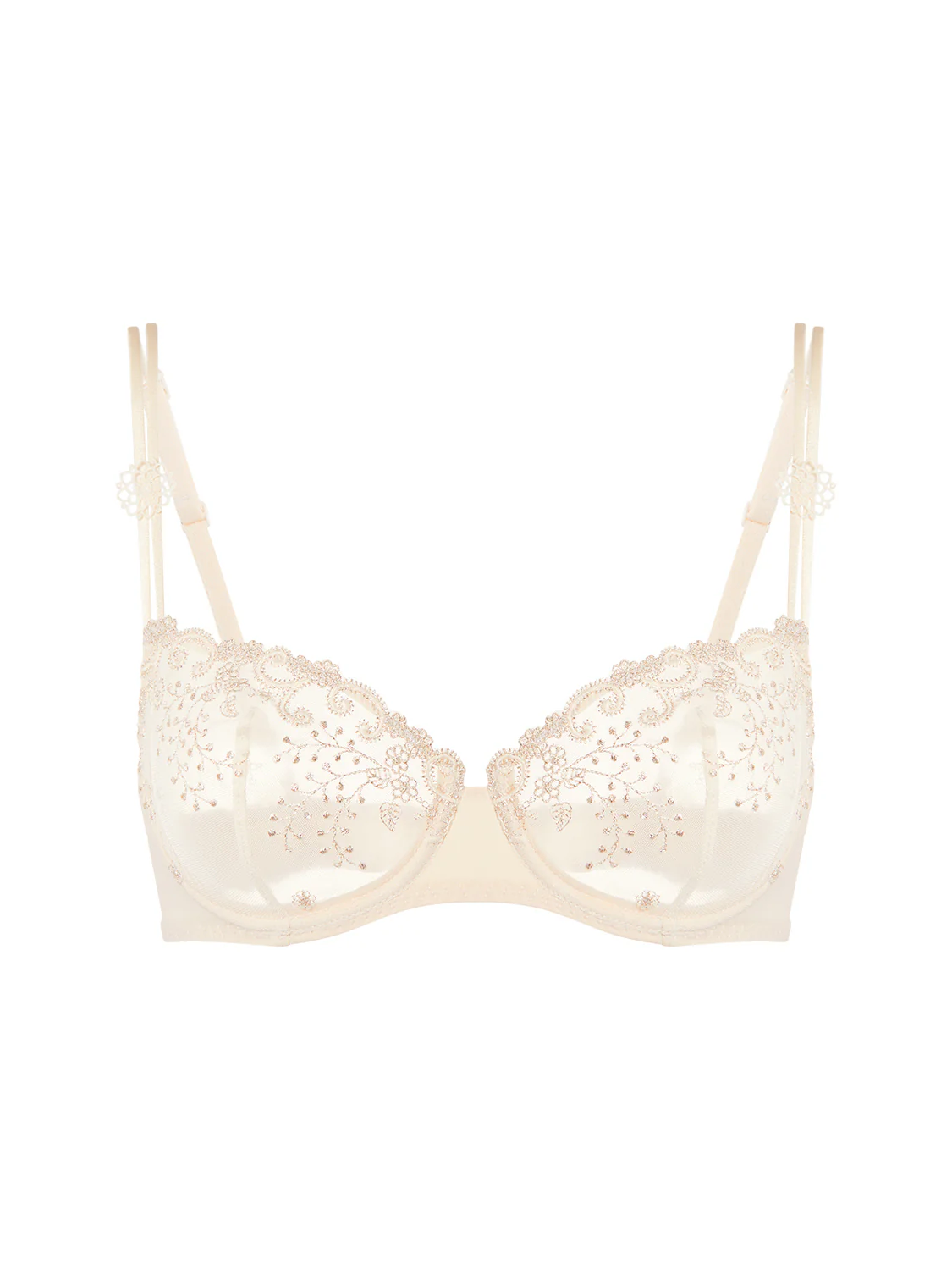 Half cup bra - Topaz Beige - Image 11