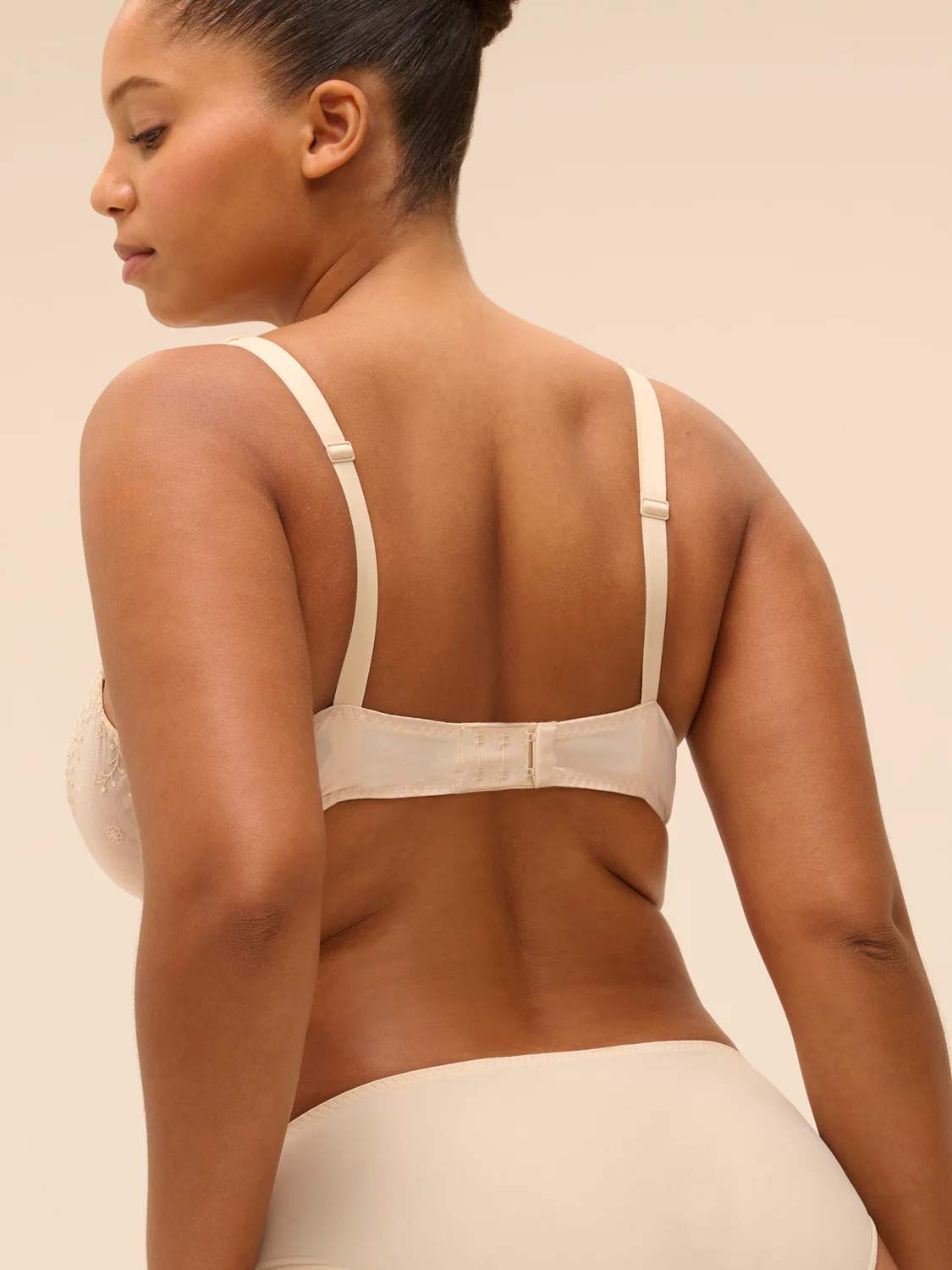 Half cup bra - Topaz Beige - Image 9