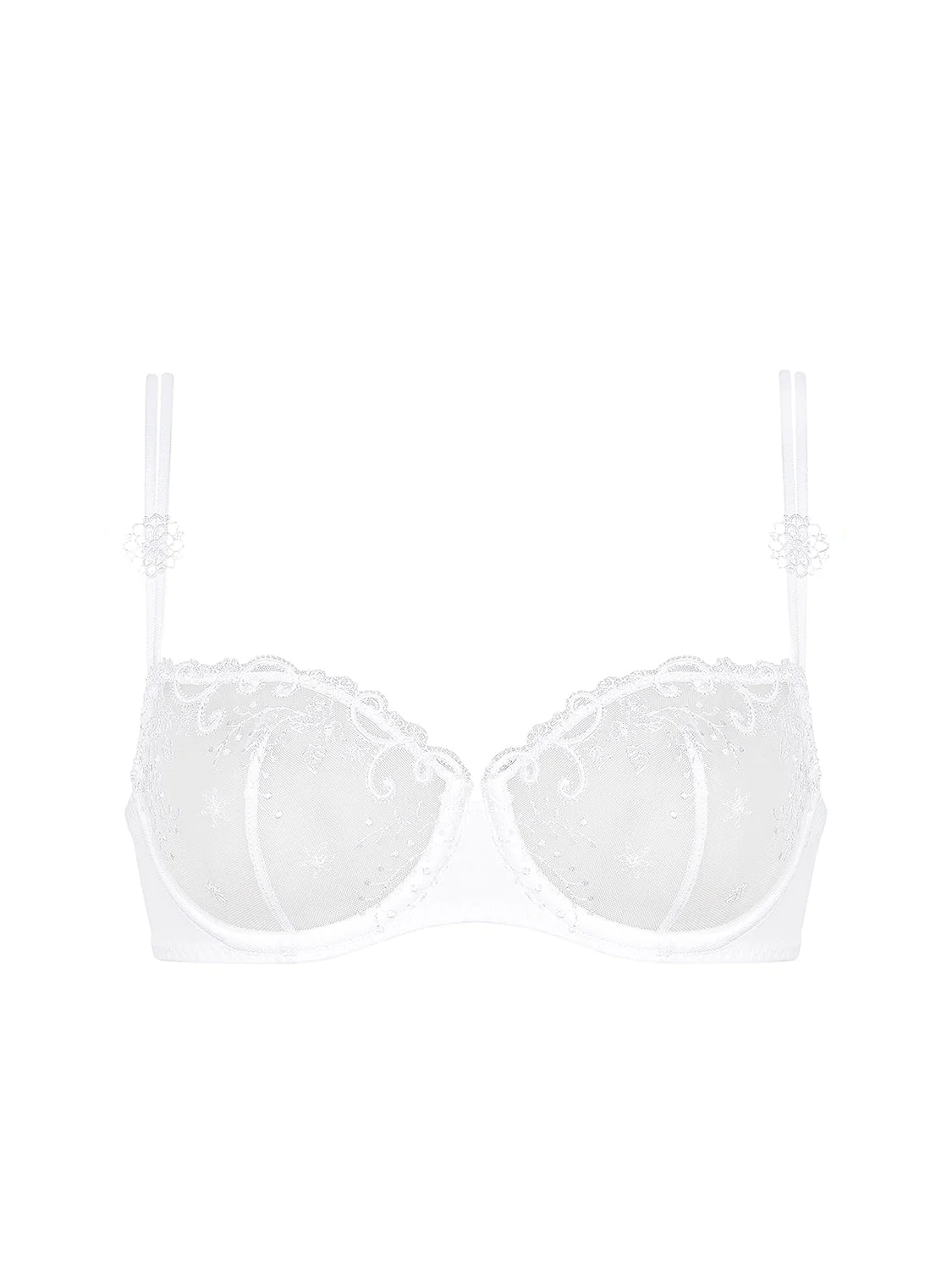 Half cup bra - White - Image 8