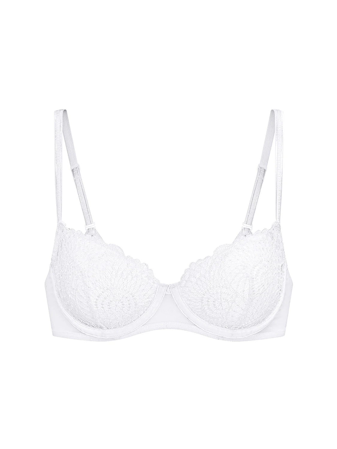 Half cup bra - White - Image 11