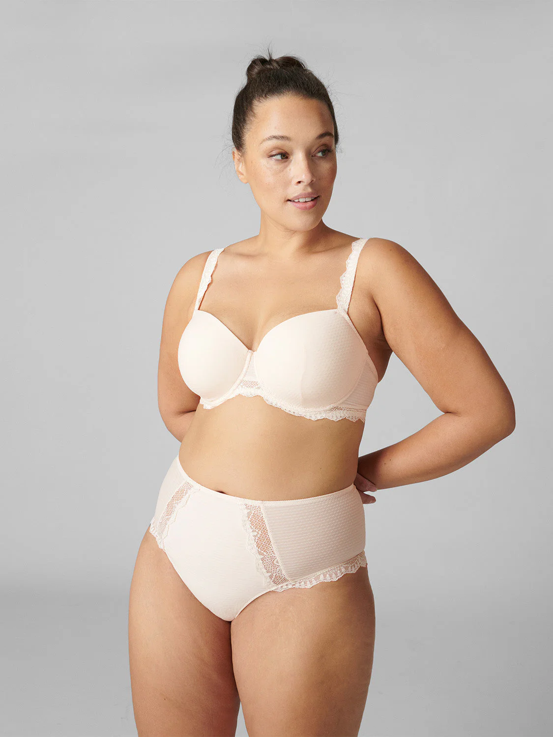 Half cupped bra - Sakura pink - Image 6