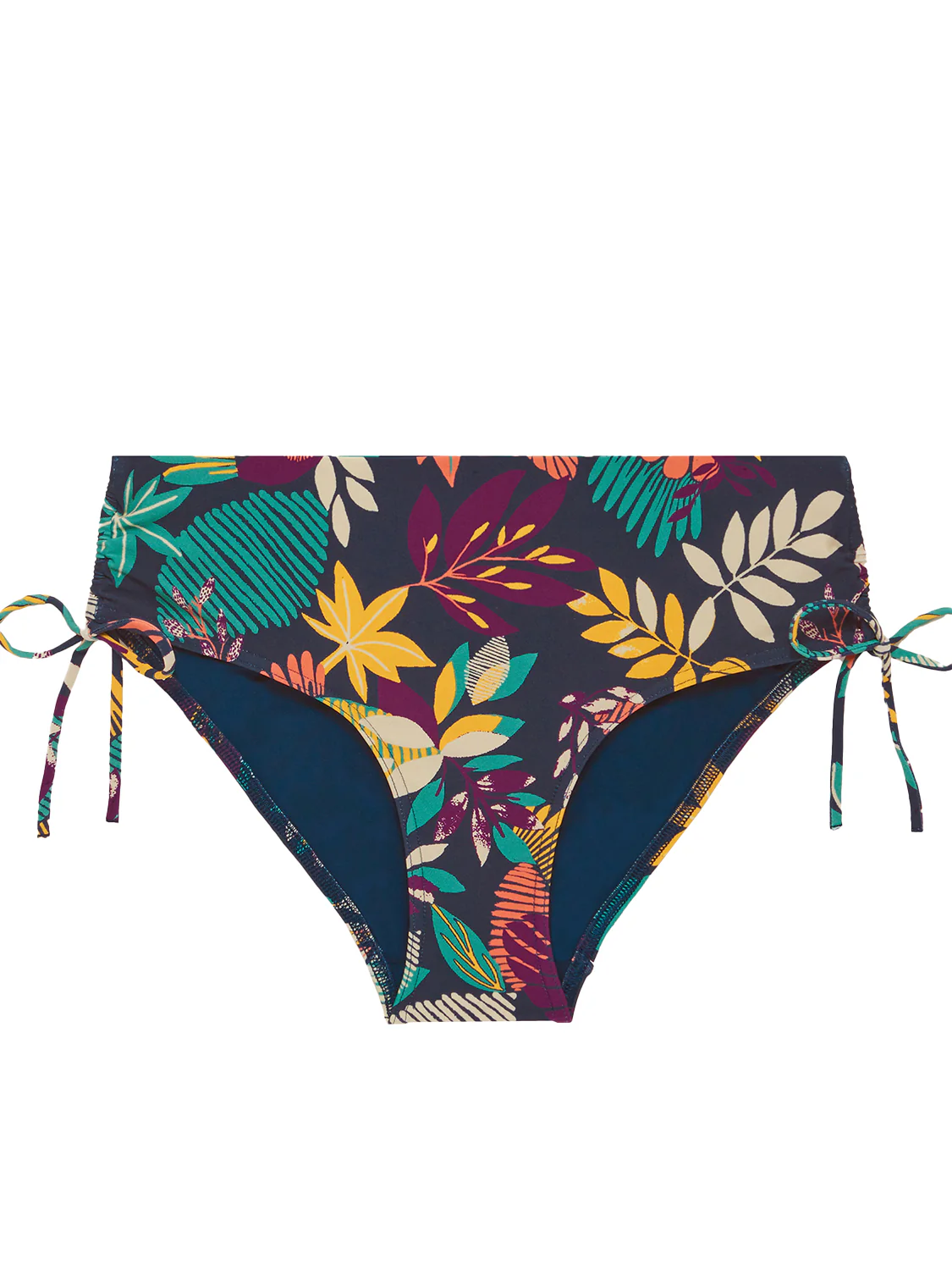 High-waist bikini brief - Seaside Blue Print - Image 11
