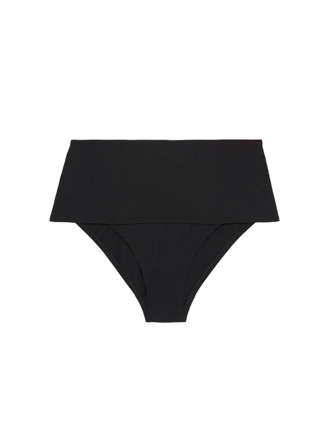 High-waist bikini brief - Black - Image 7
