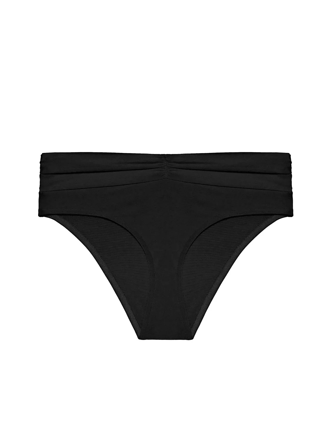 High-waist bikini brief - Black - Image 11