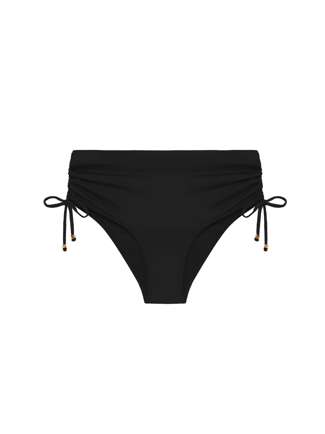 High-waist bikini brief - Black - Image 7