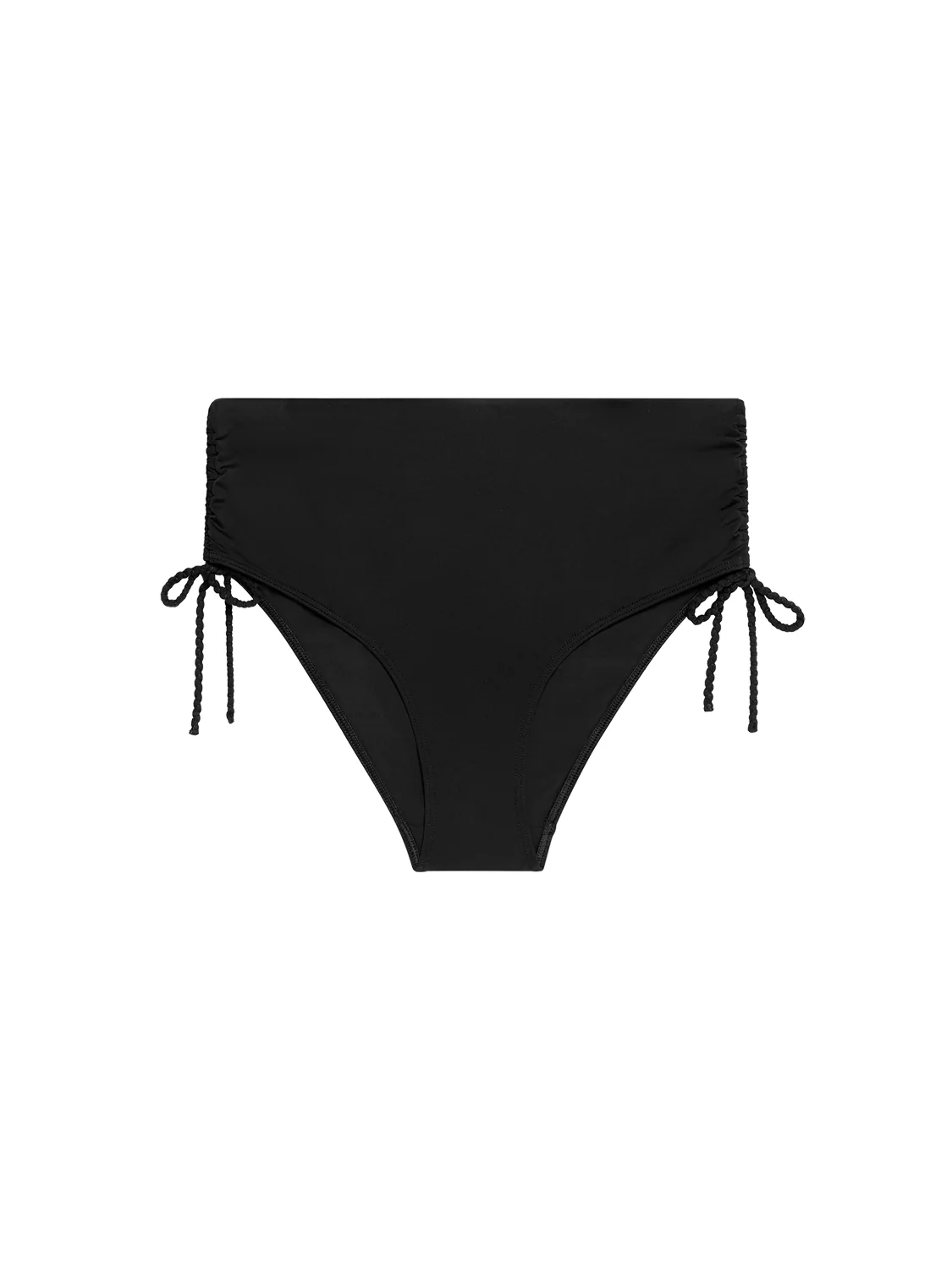 High-waist bikini brief - Black - Image 12