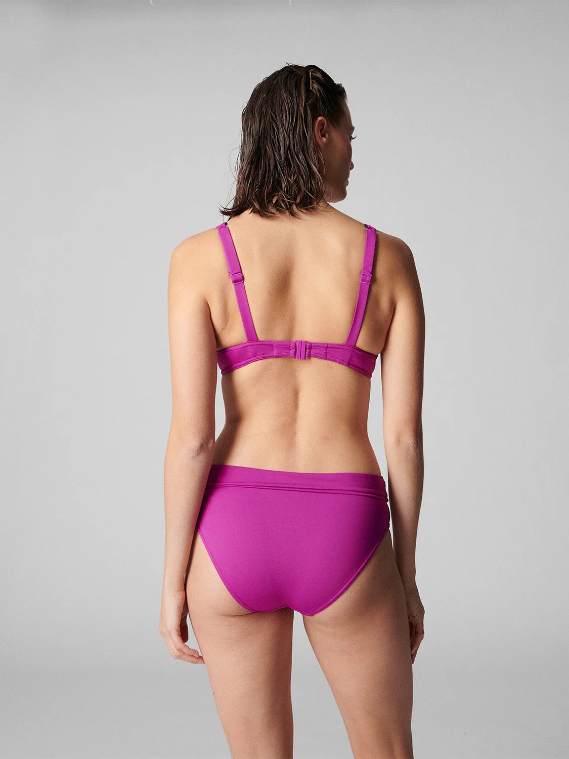 High-waist bikini brief - Bougainvillea - Image 5