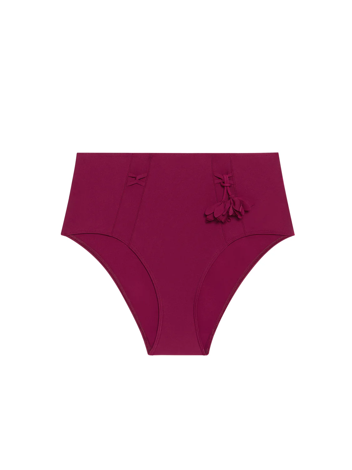 High-waist bikini brief - Cranberry - Image 12