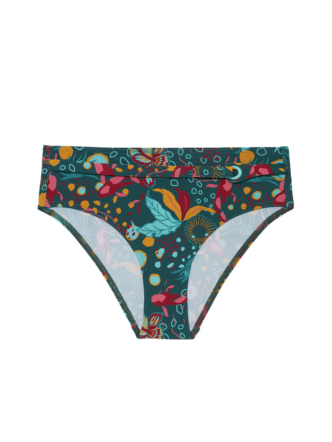 High-waist bikini brief - Lagoon Green - Image 6