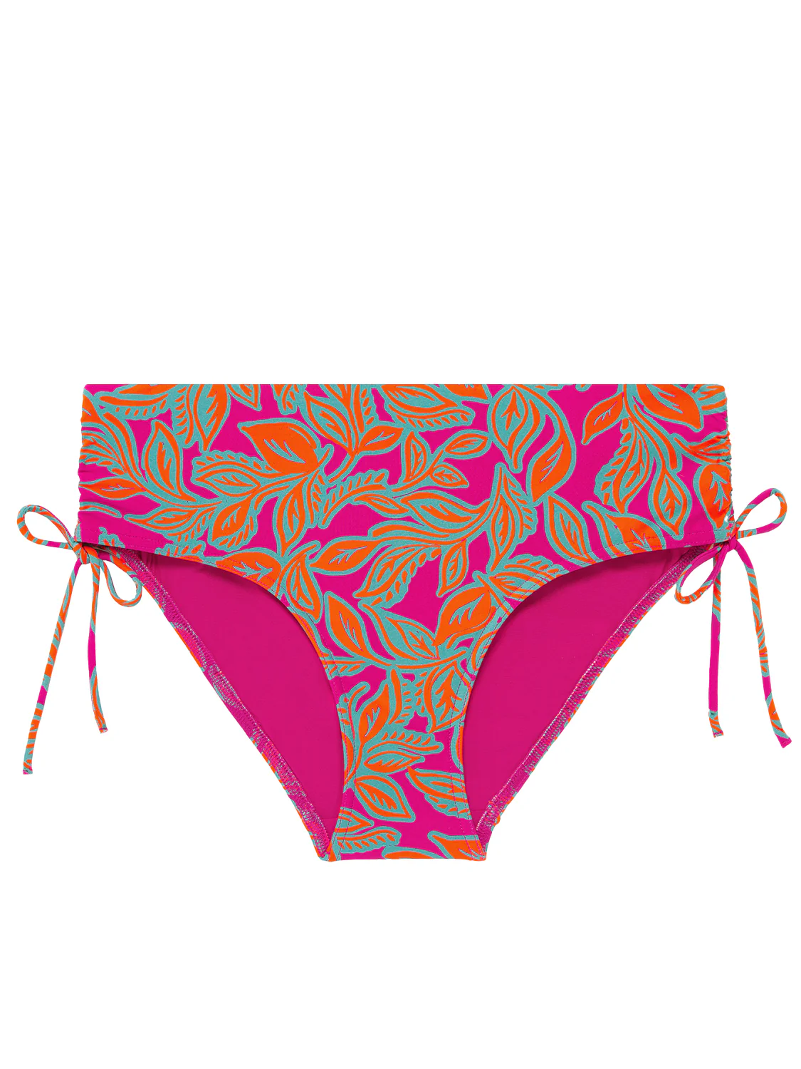 High-waist bikini brief - Menara Pink Print - Image 11