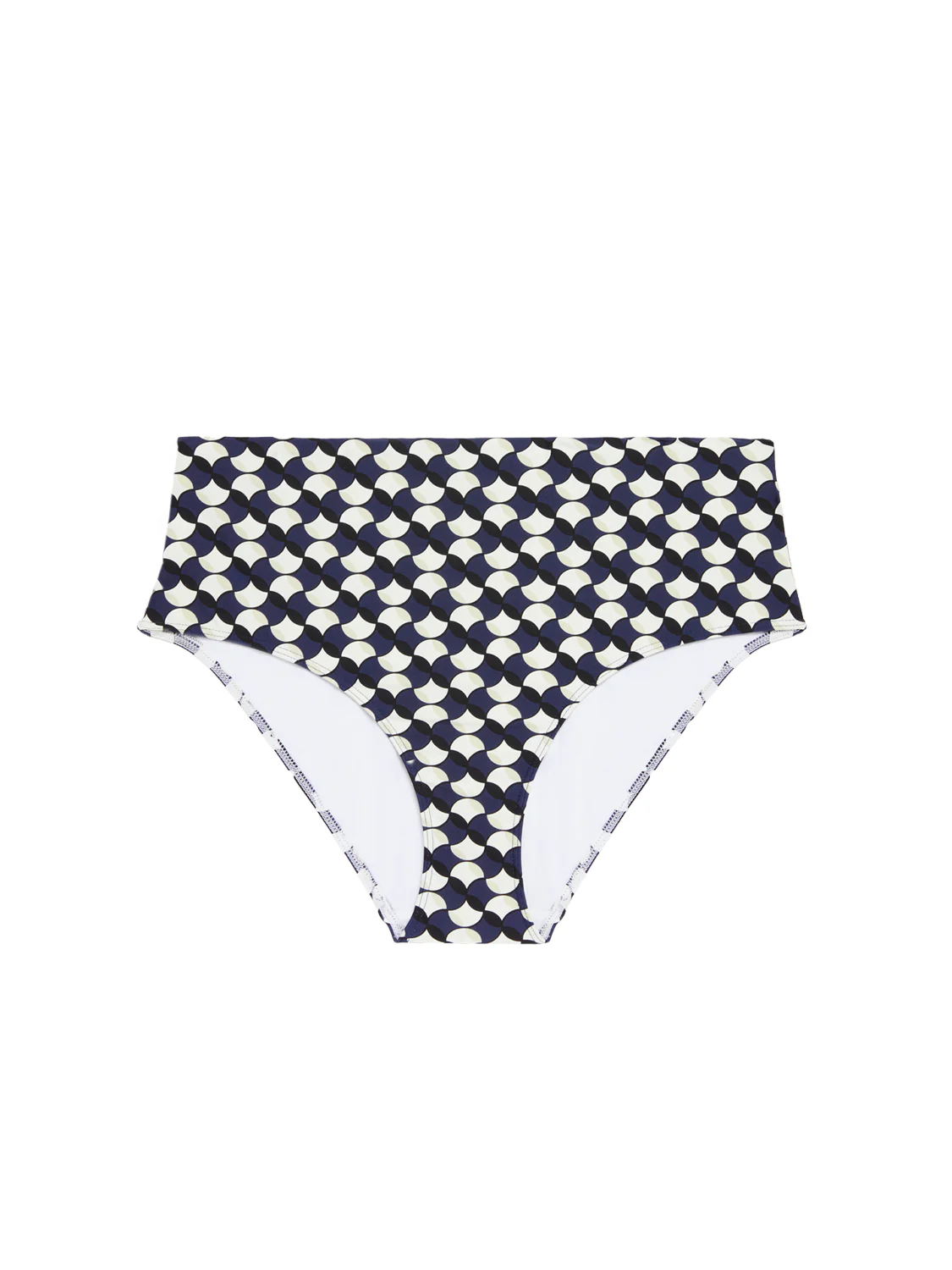 High-waist bikini brief - Sailing print - Image 6