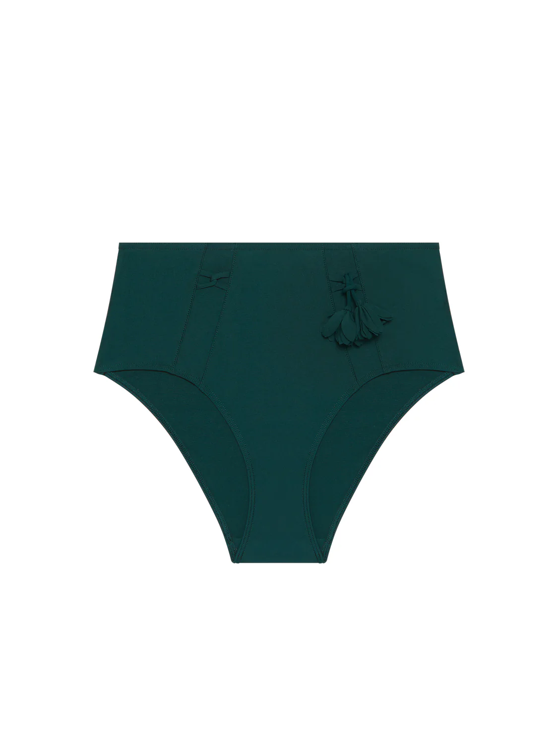 High-waist bikini brief - Tropical Green - Image 7