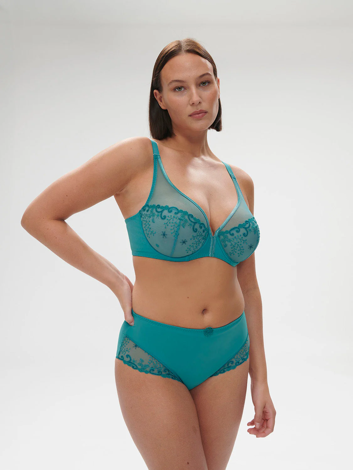 High-waist brief - Atoll Blue - Image 8