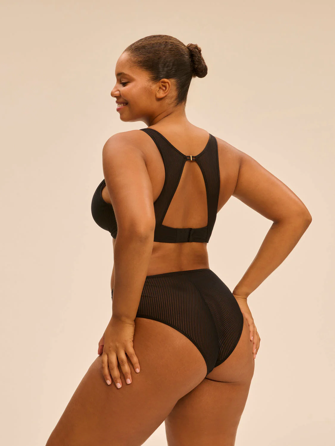 High-waist brief - Black - Image 10