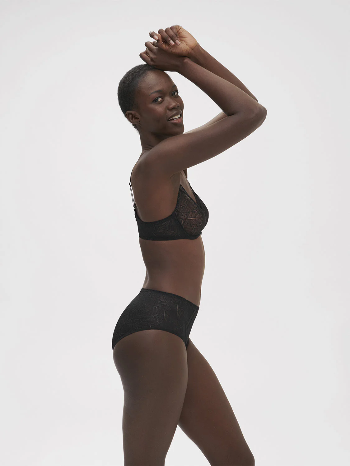 High-waist brief - Black - Image 5