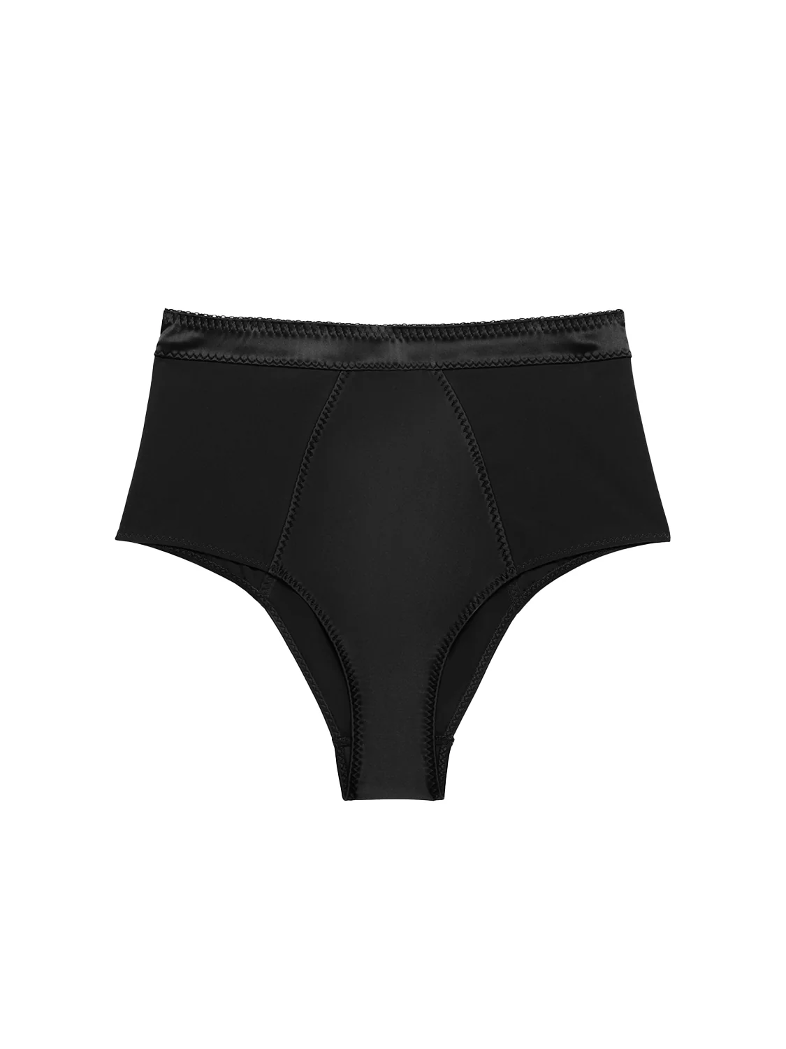 High-waist brief - Black - Image 7