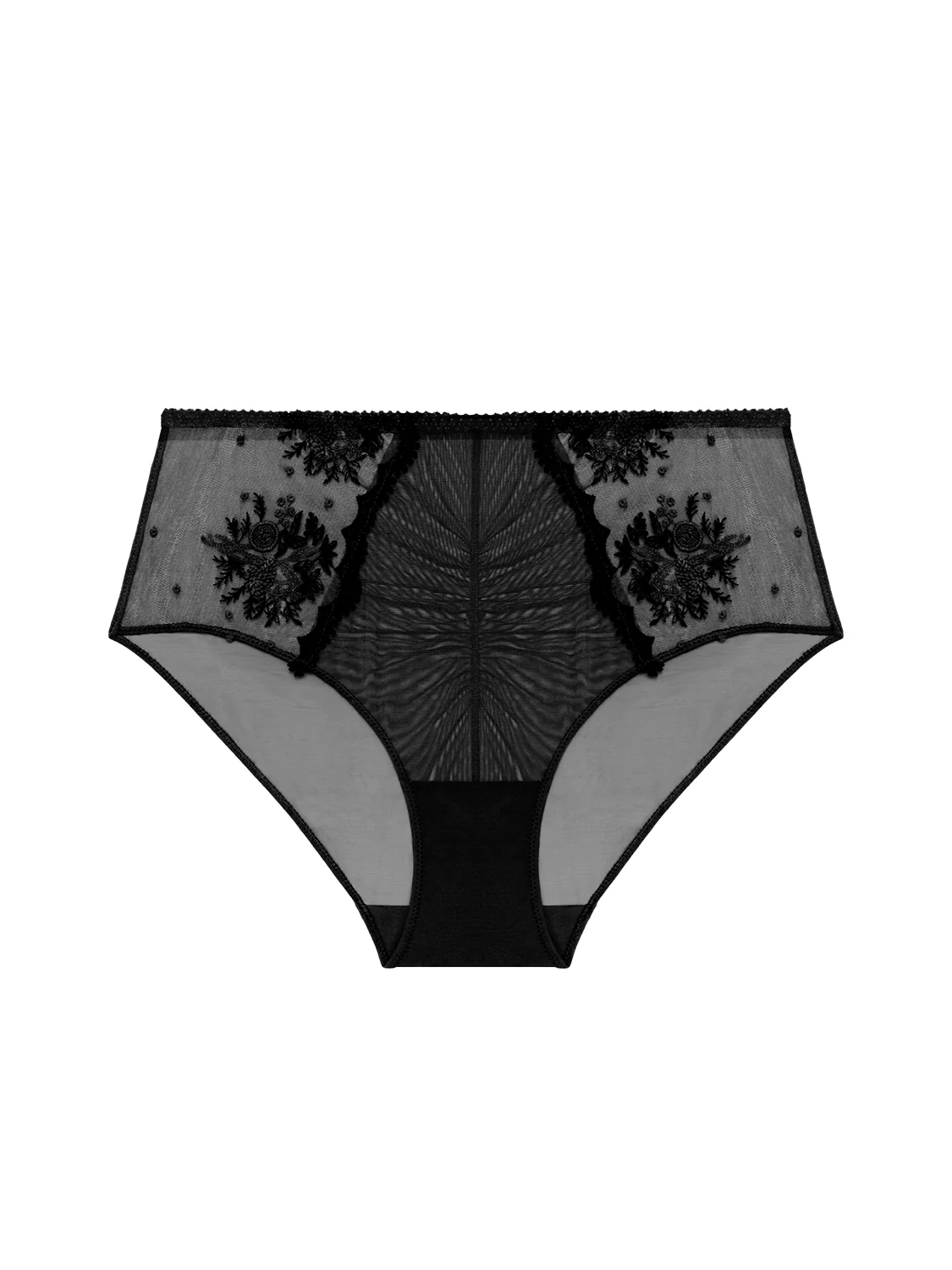 High-waist brief - Black - Image 7