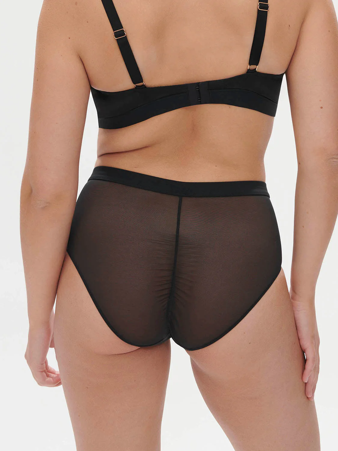 High-waist brief - Black - Image 7