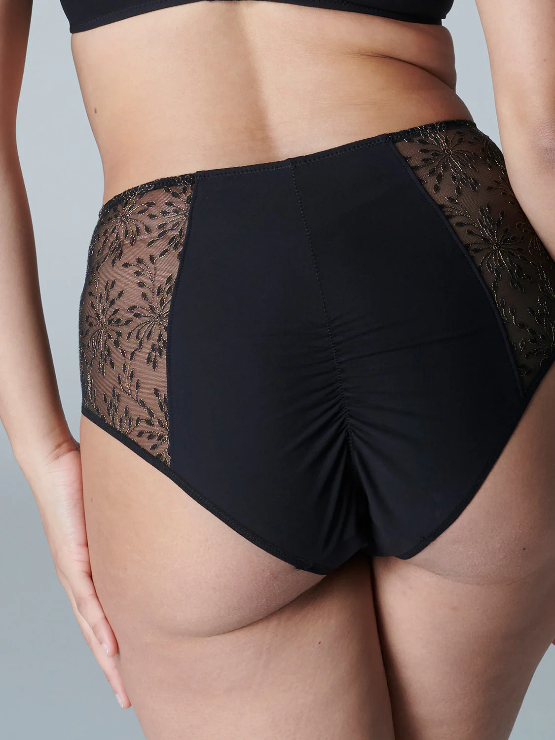 High-waist brief - Black - Image 10