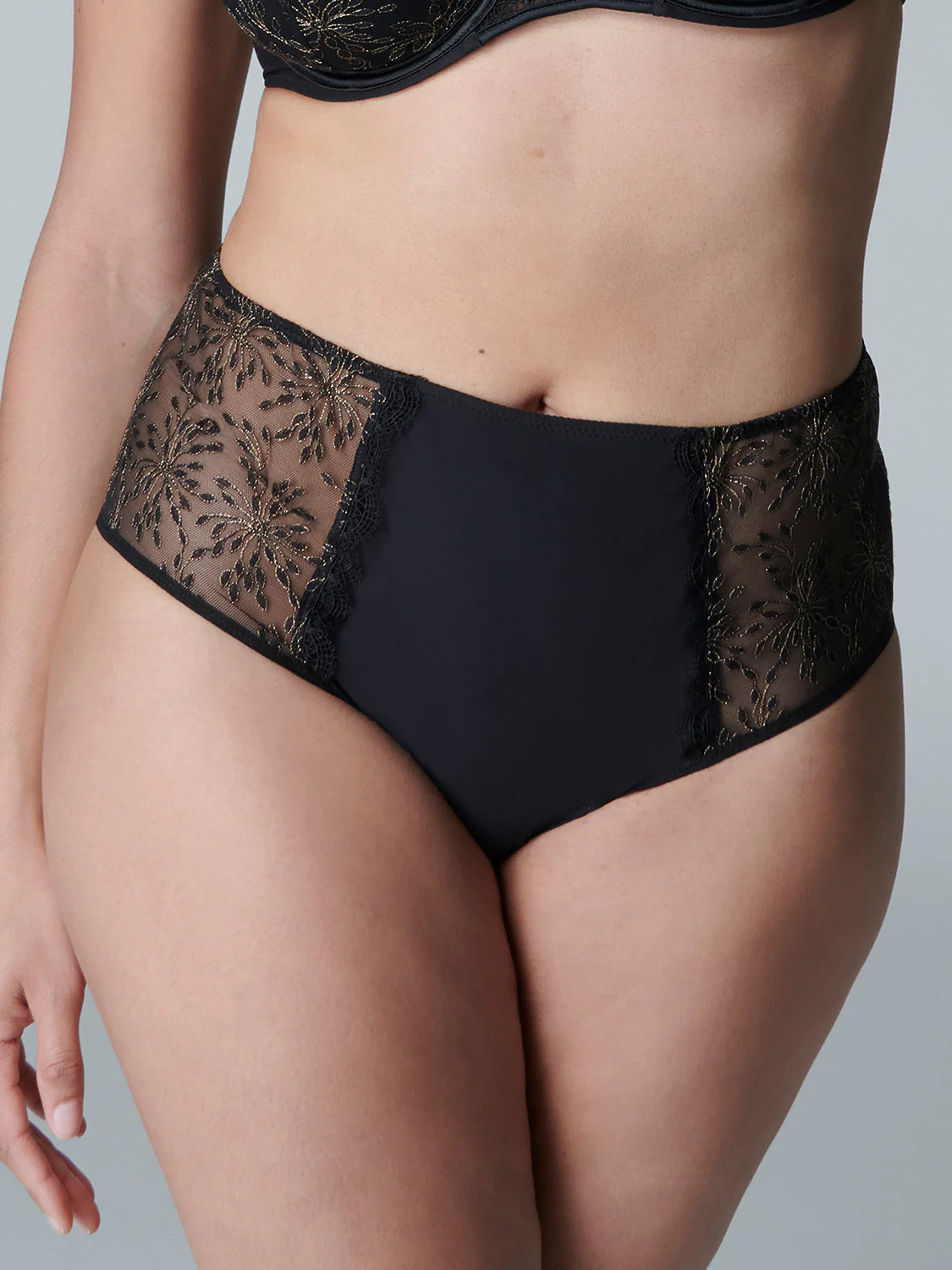 High-waist brief - Black - Image 8