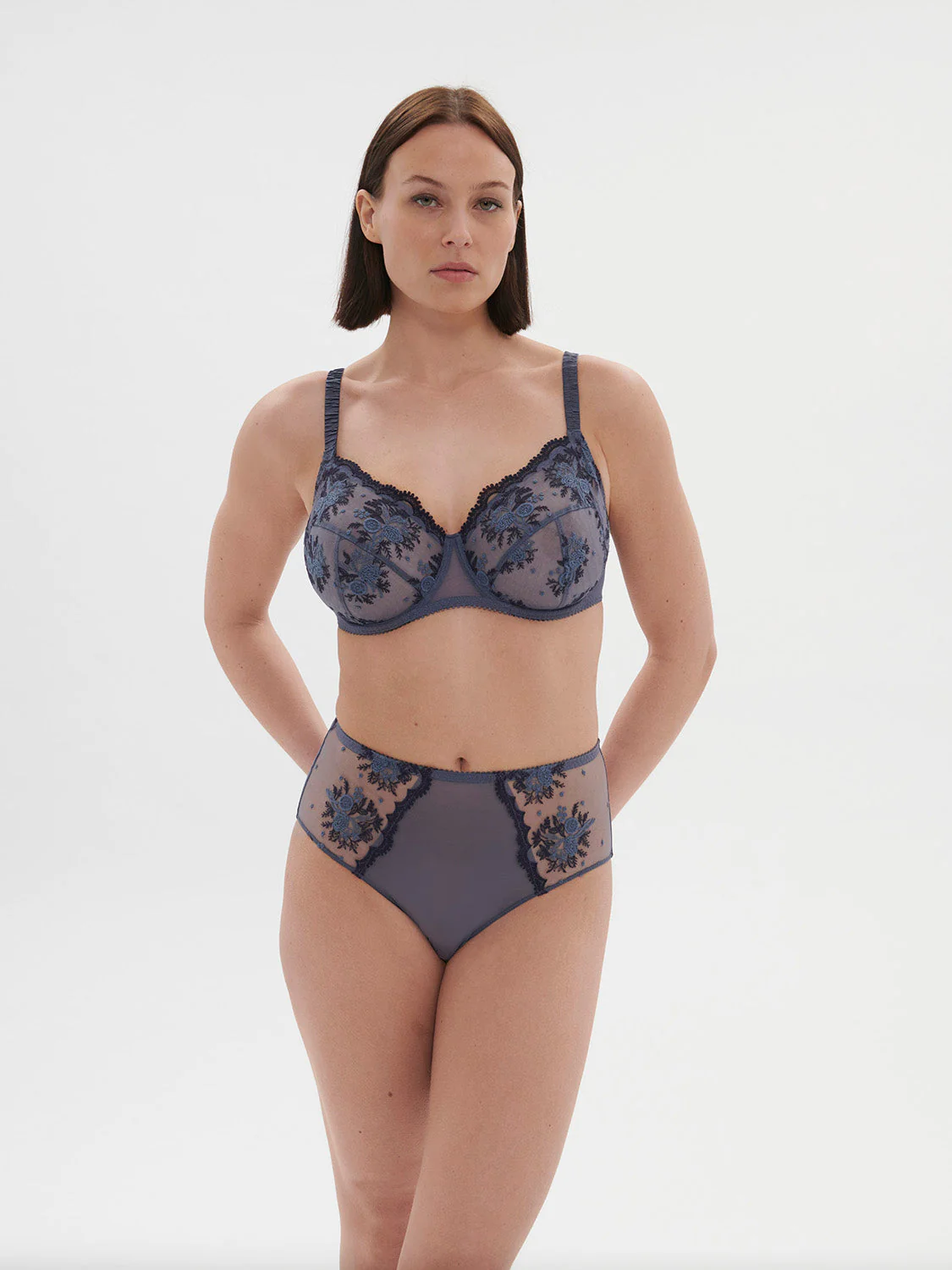 High-waist brief - Cinder Blue - Image 6