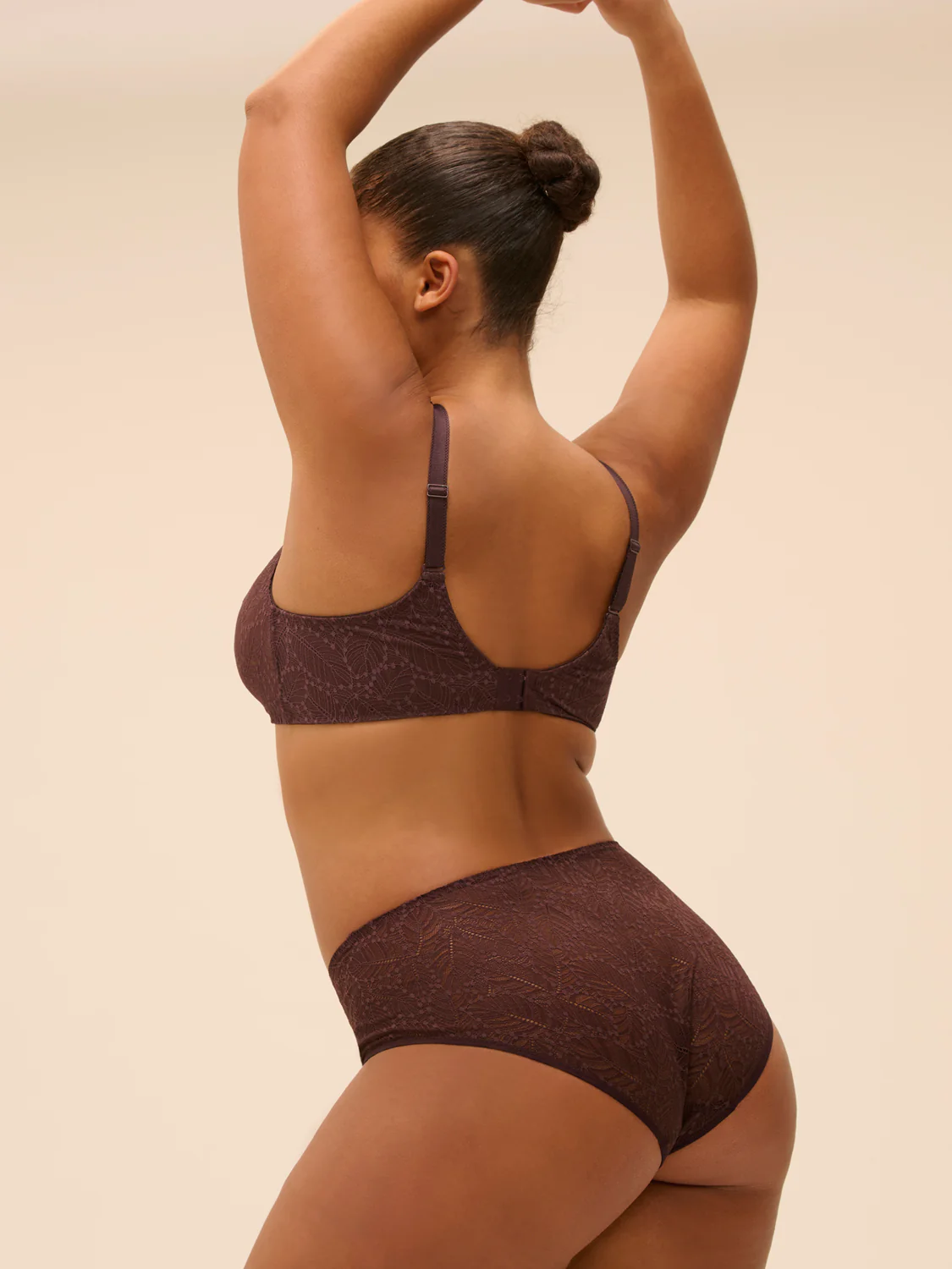 High-waist brief - Dark Brown - Image 10