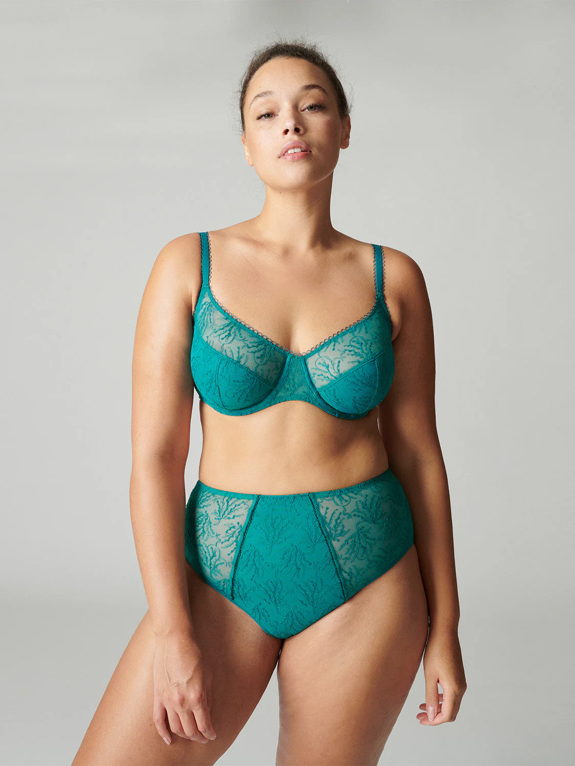 High-waist brief - Emerald green - Image 10