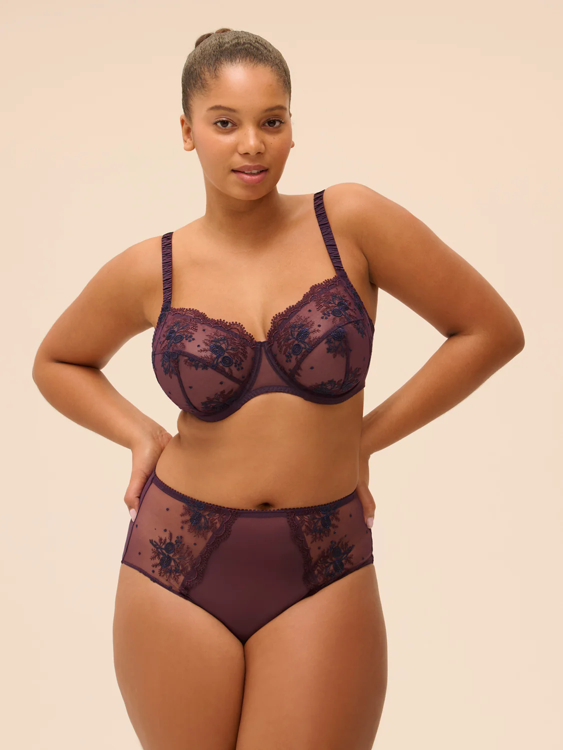 High-waist brief - Fig - Image 9