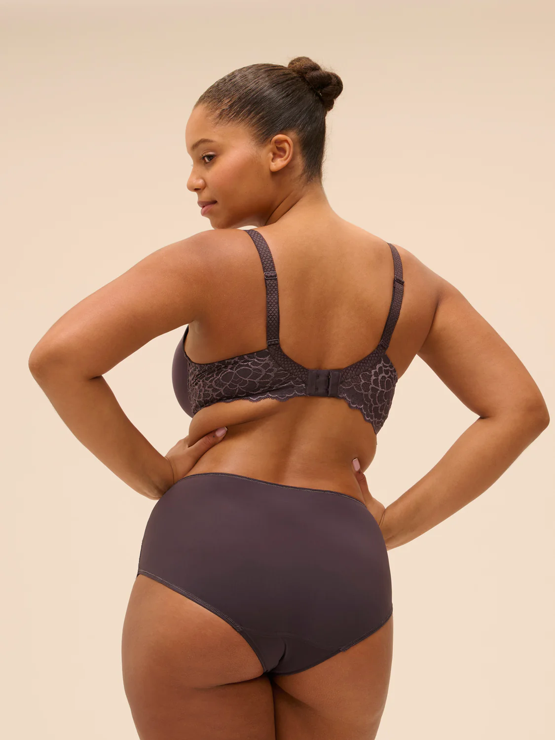 High-waist brief - Graphite Grey - Image 10