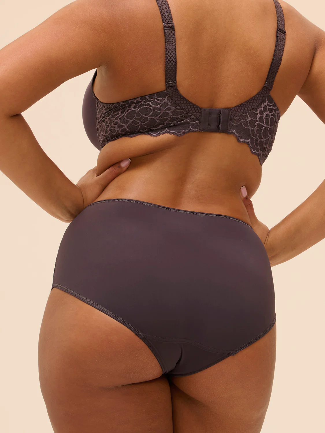 High-waist brief - Graphite Grey - Image 7