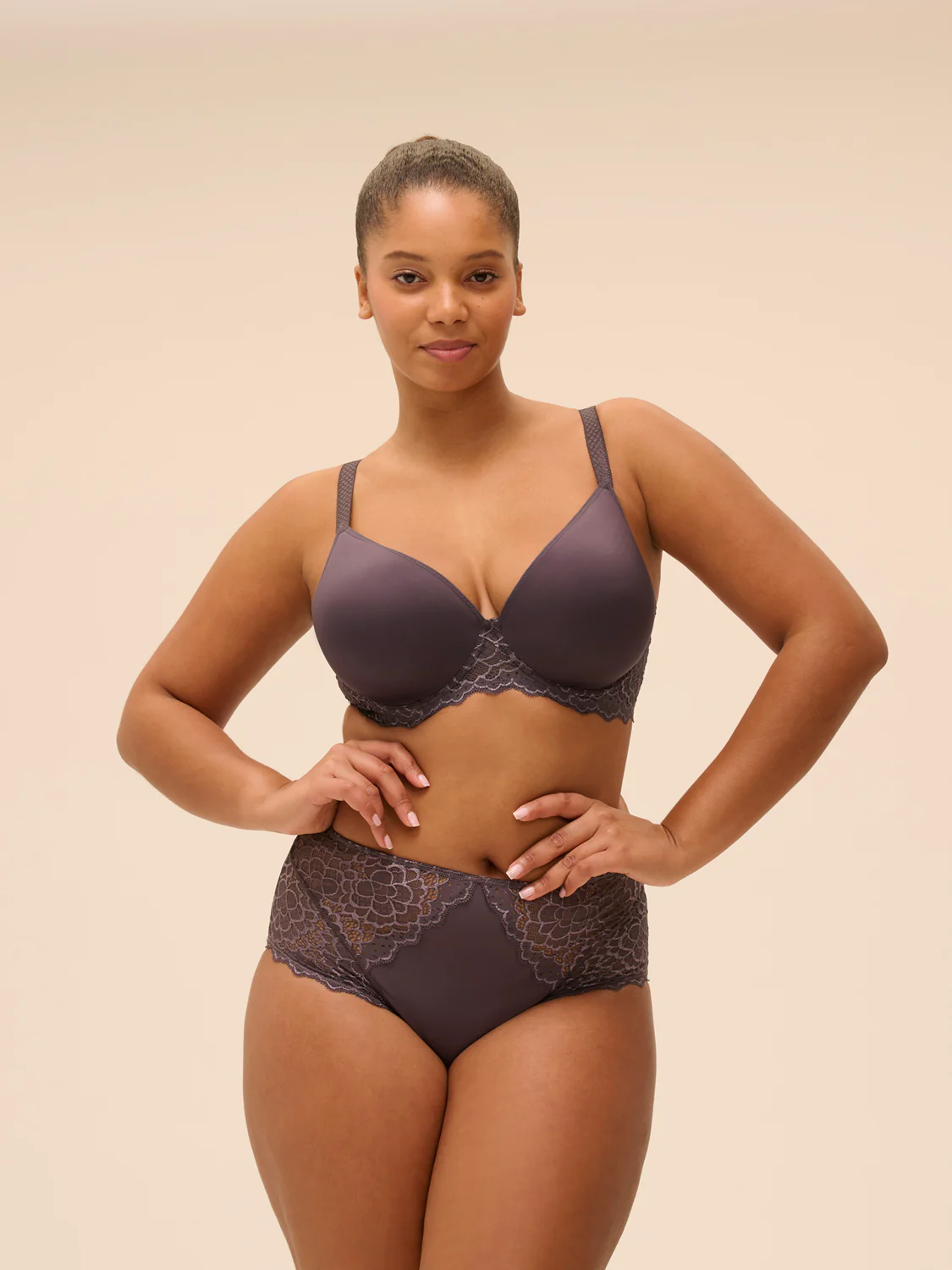 High-waist brief - Graphite Grey - Image 9