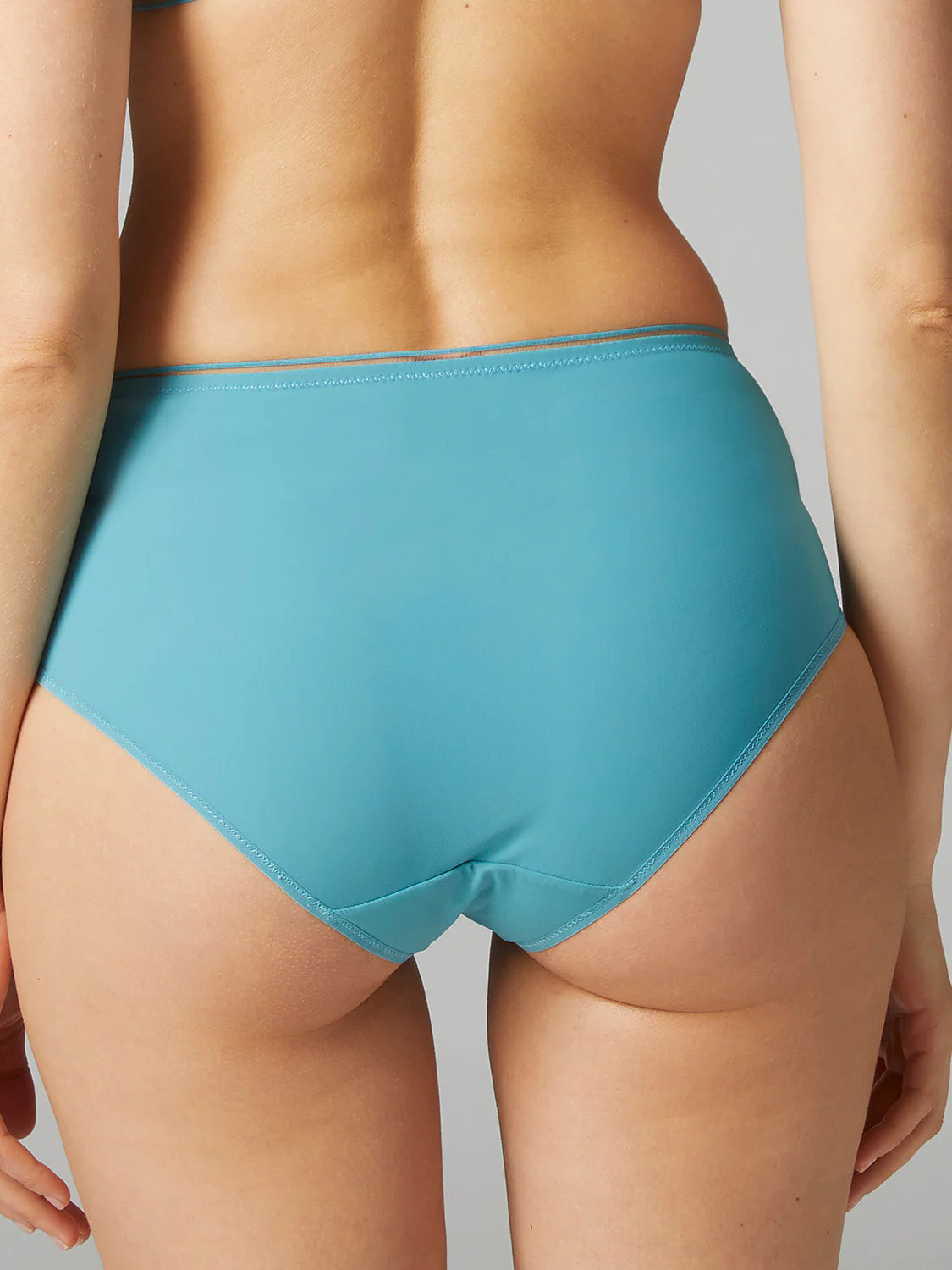 High-waist brief - Green-grey - Image 6