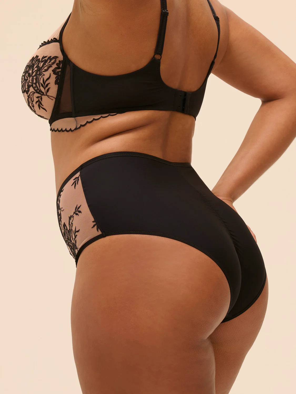 High-waist brief - Light Tatoo - Image 7