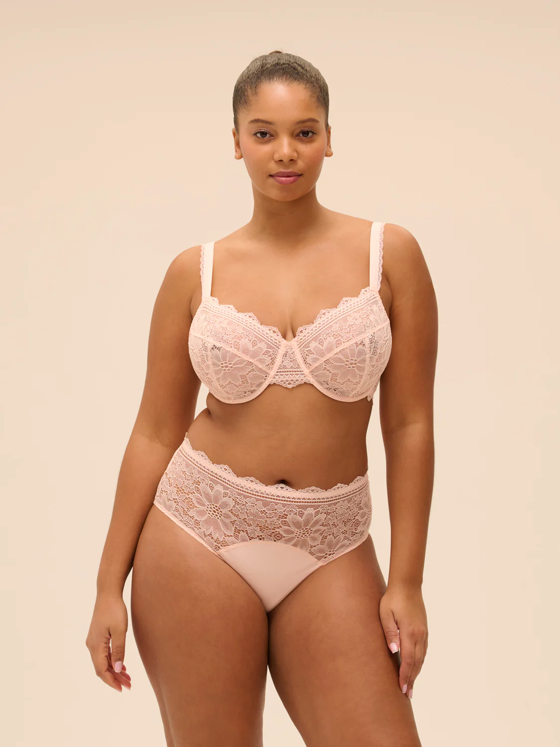 High-waist brief - Petal Powder - Image 9