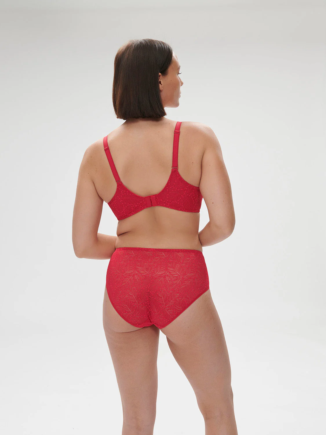 High-waist brief - Ruby pink - Image 10