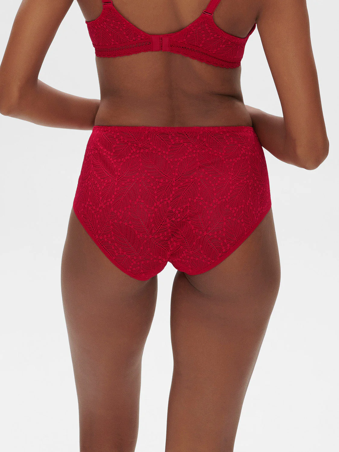 High-waist brief - Ruby pink - Image 2