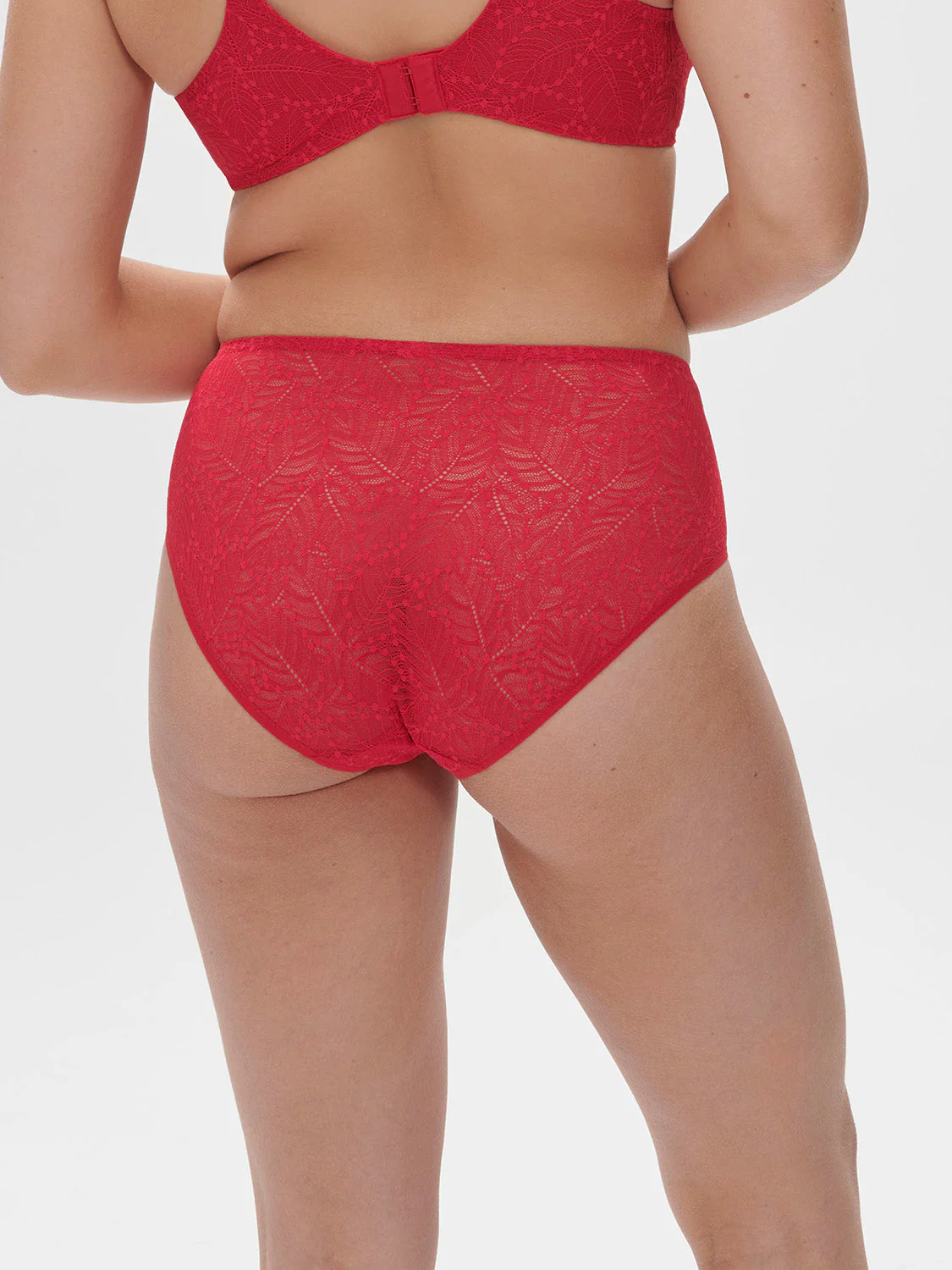 High-waist brief - Ruby pink - Image 7