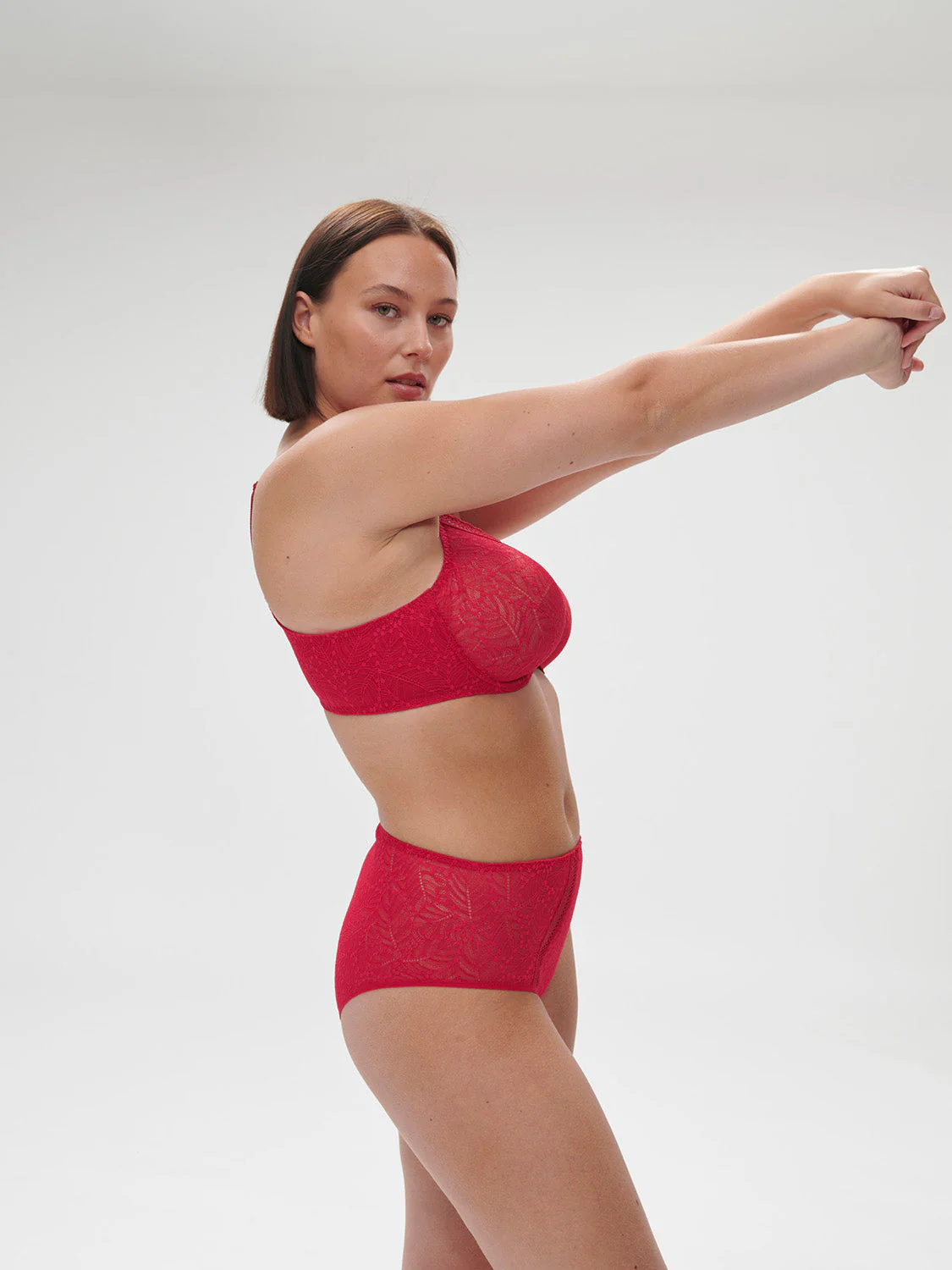 High-waist brief - Ruby pink - Image 8