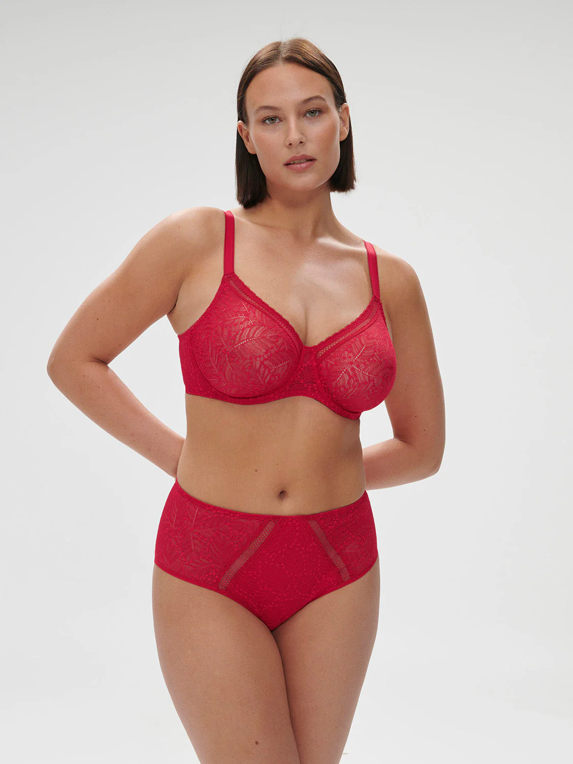 High-waist brief - Ruby pink - Image 9