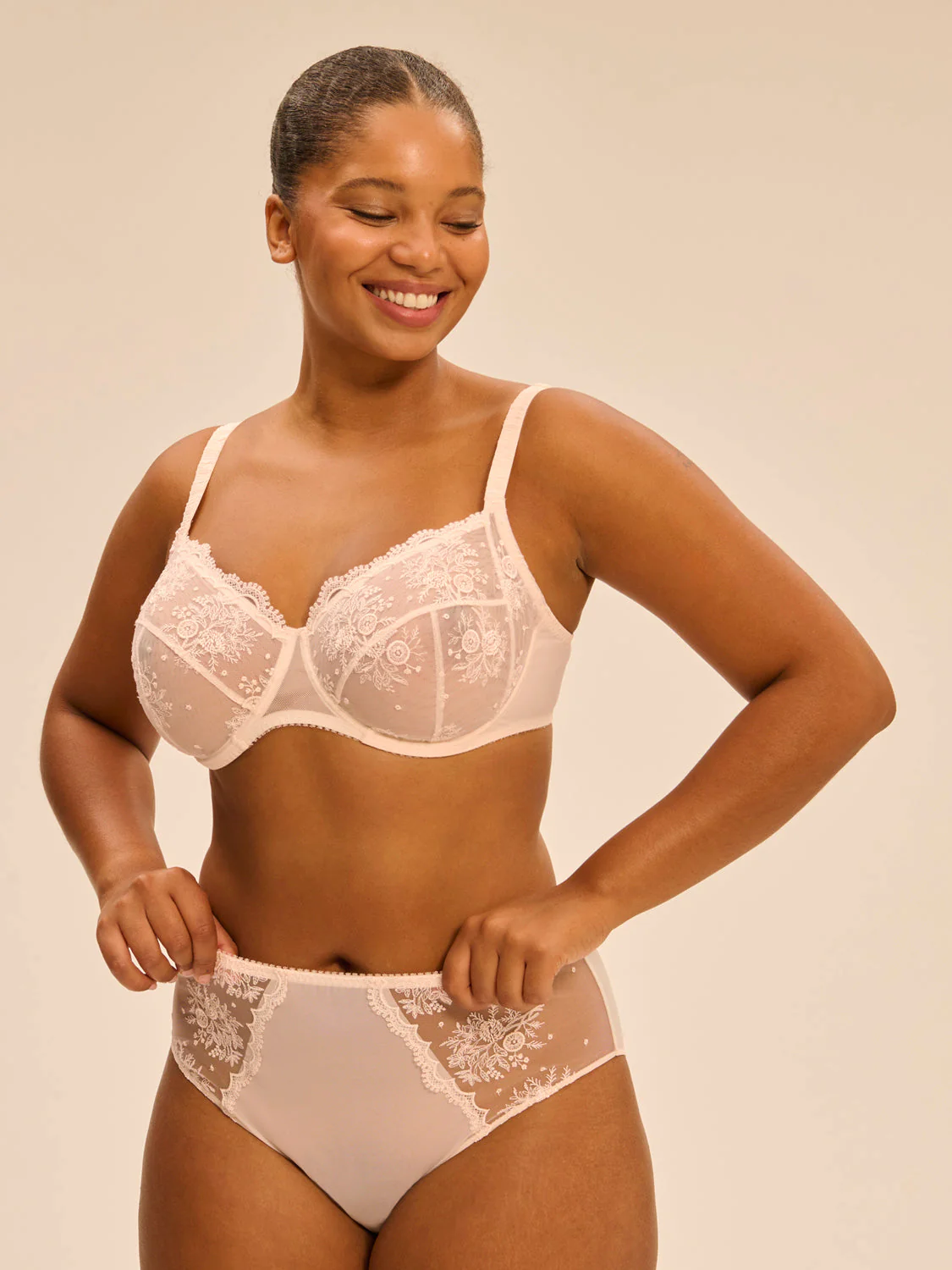 High-waist brief - Sakura pink - Image 8