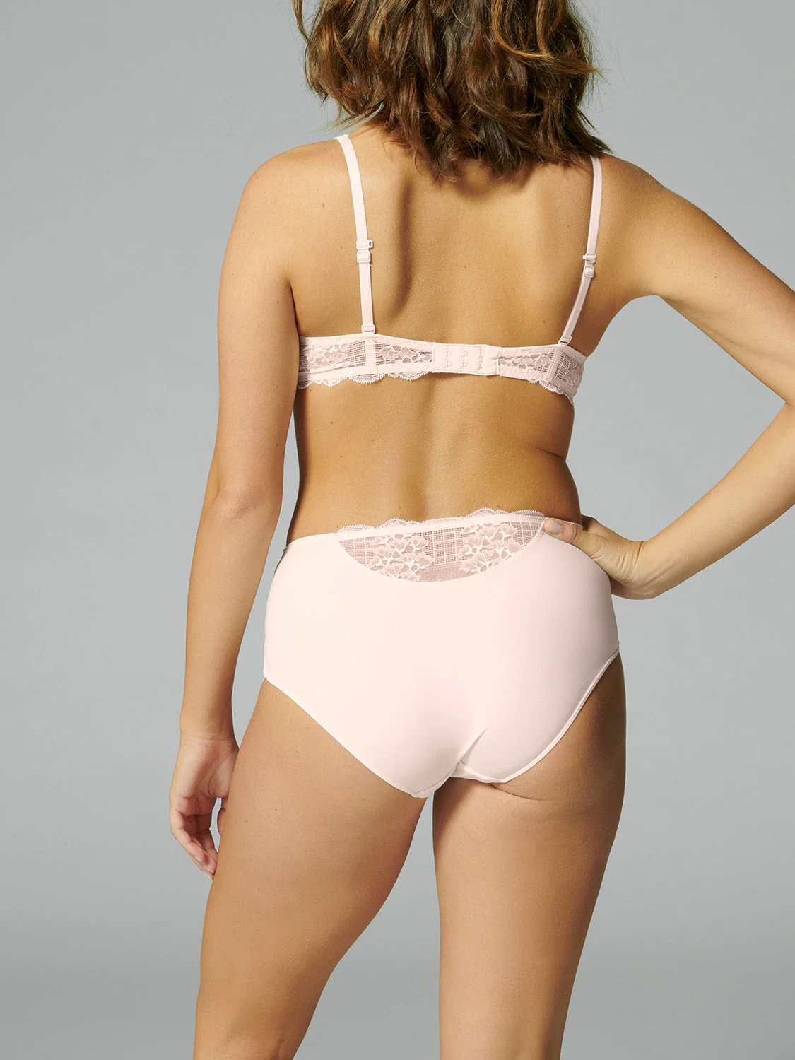 High-waist brief - Sakura pink - Image 4