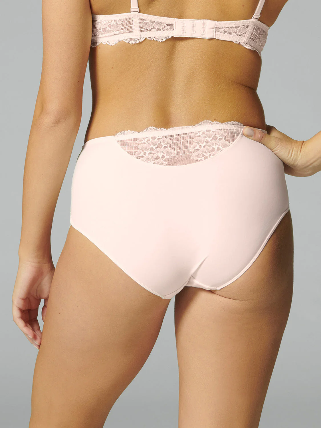 High-waist brief - Sakura pink - Image 5