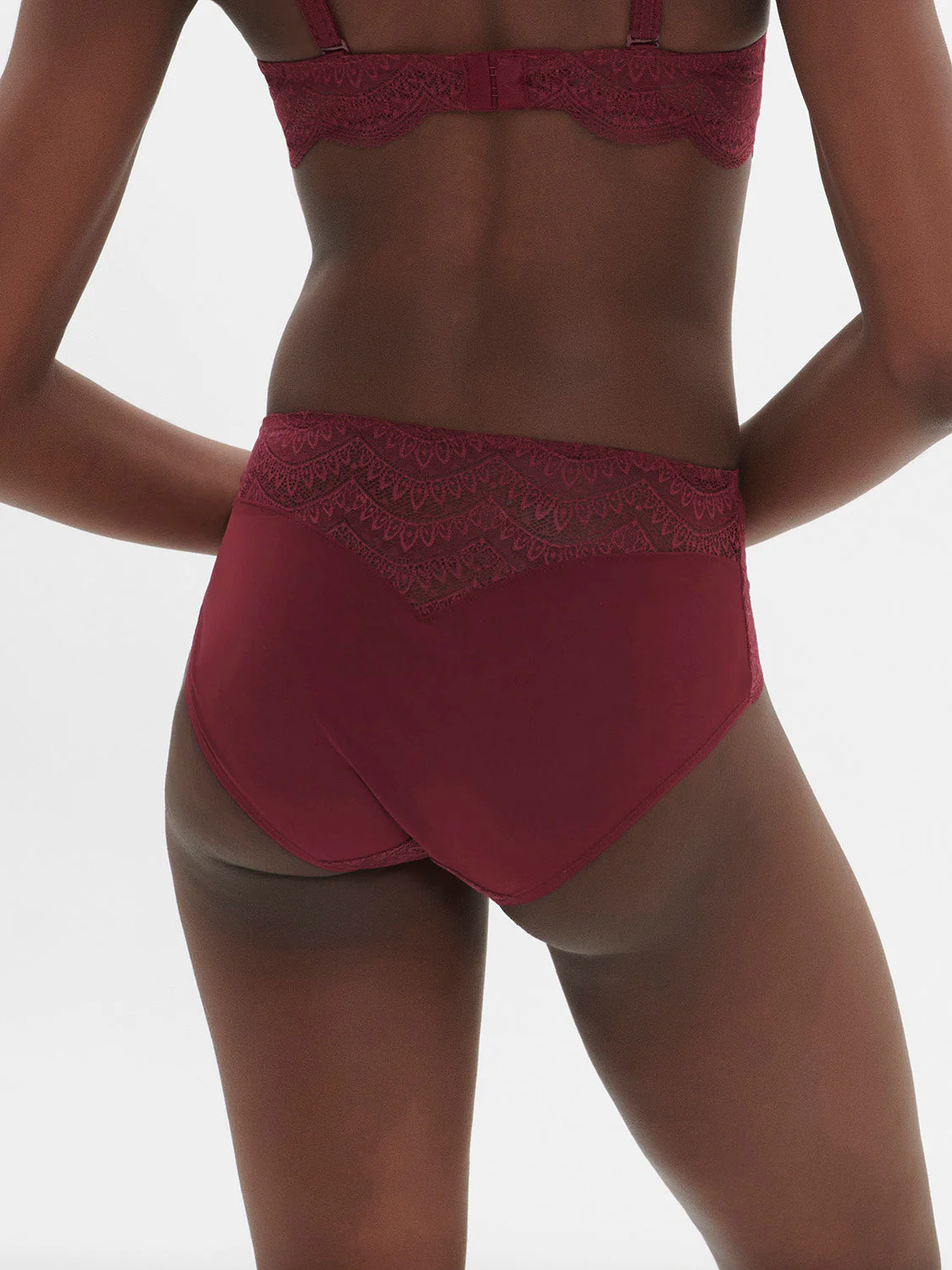 High-waist brief - Spinel Red - Image 2