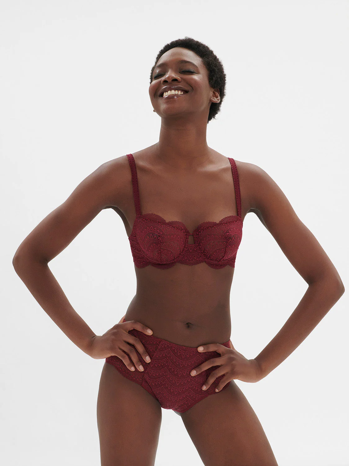 High-waist brief - Spinel Red - Image 3
