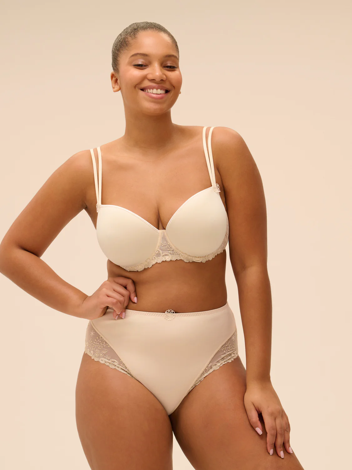 High-waist brief - Topaz Beige - Image 9