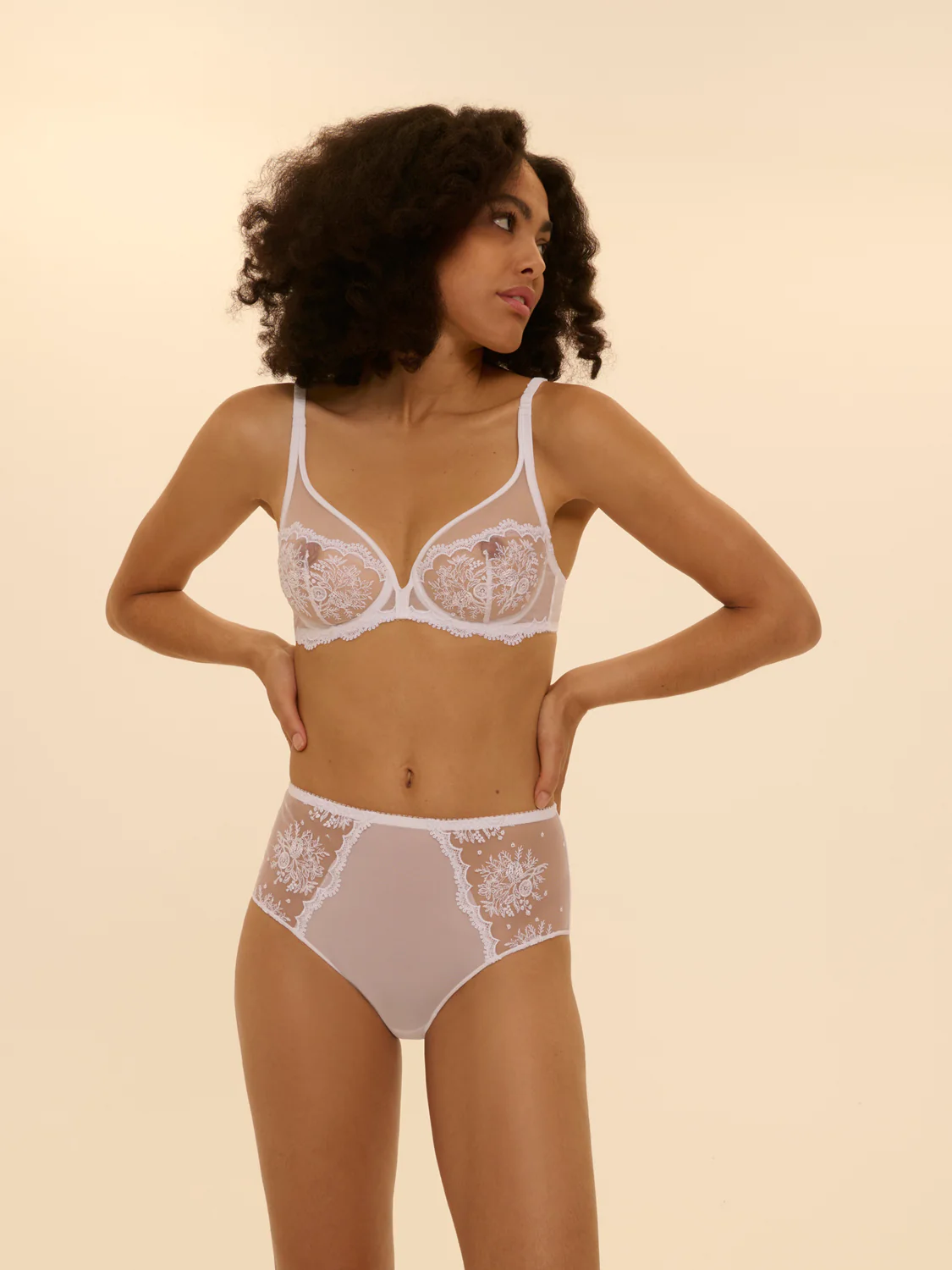 High-waist brief - White - Image 3