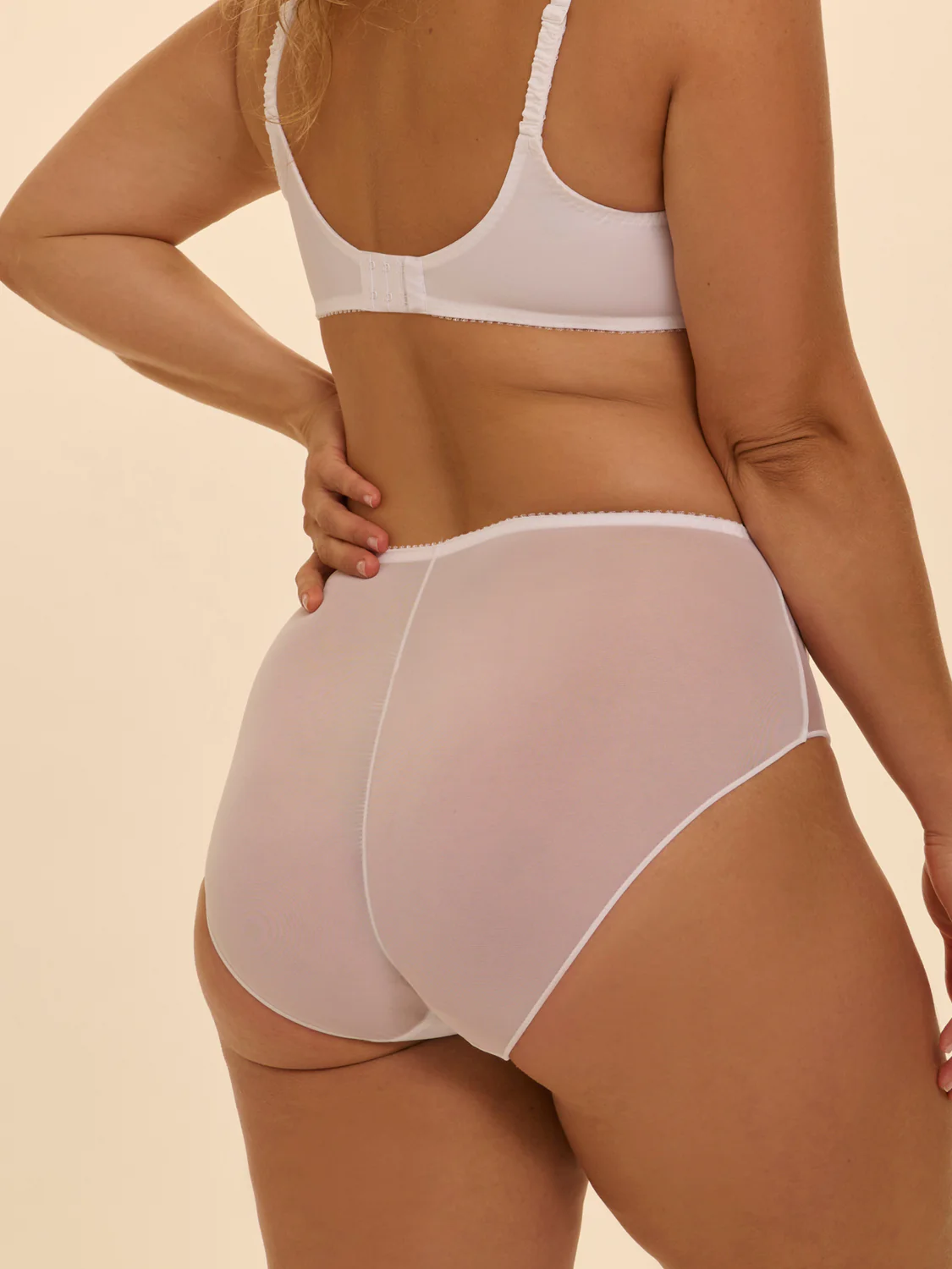 High-waist brief - White - Image 7